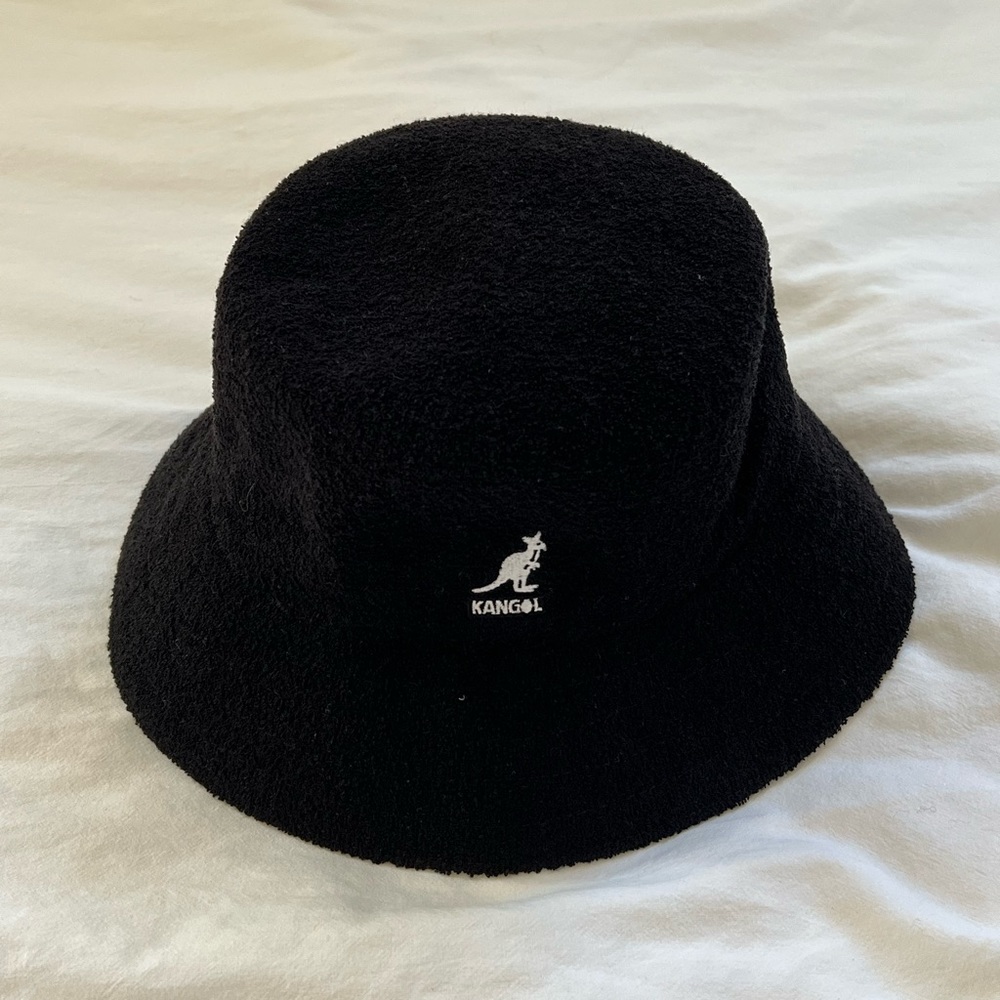 kangol black bermuda bucket hat